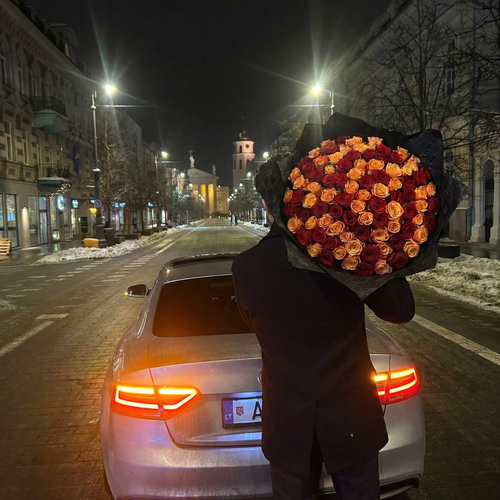 Premium klasės rožės - 40cm